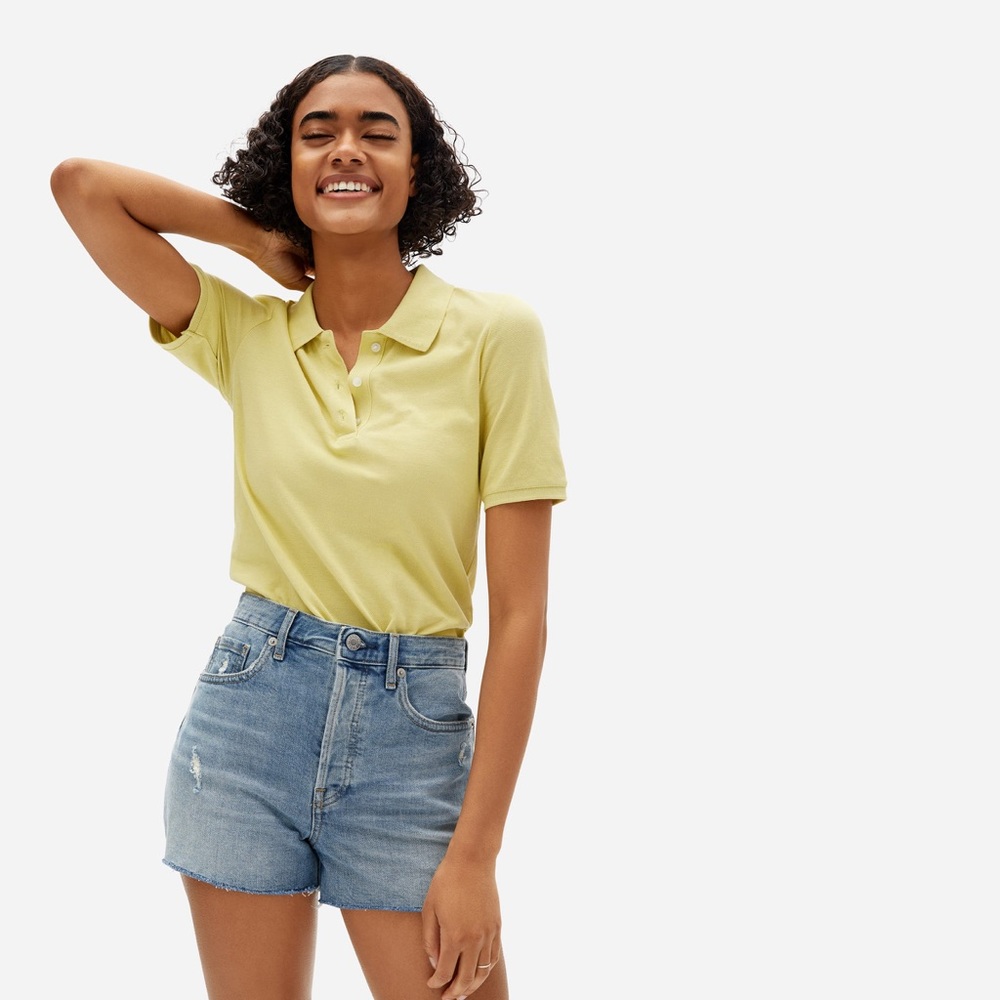 NWOT Everlane Cotton Pique Polo